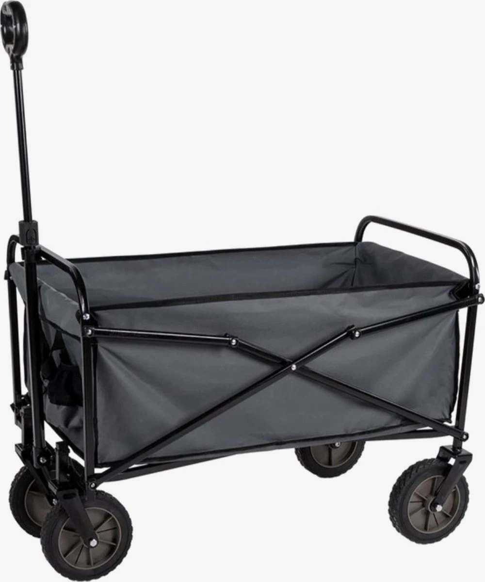 Hoogwaardige Bolderkar Opvouwbaar - Antraciet - Kinderen - Baby - Opslagkar - Bolderwagen - Tuinkar - Bolderkarren 1 Hoogwaardige Bolderkar Opvouwbaar - Antraciet - Kinderen - Baby - Opslagkar - Bolderwagen - Tuinkar - Bolderkarren