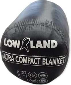 LOWLAND OUTDOOR® Ultra Compact Blanket - Donzen Slaapzak - Gewicht 495g - 210x80 Cm - Comfort Temperatuur +8°C -Kampeeruitrusting 1005x1200 1