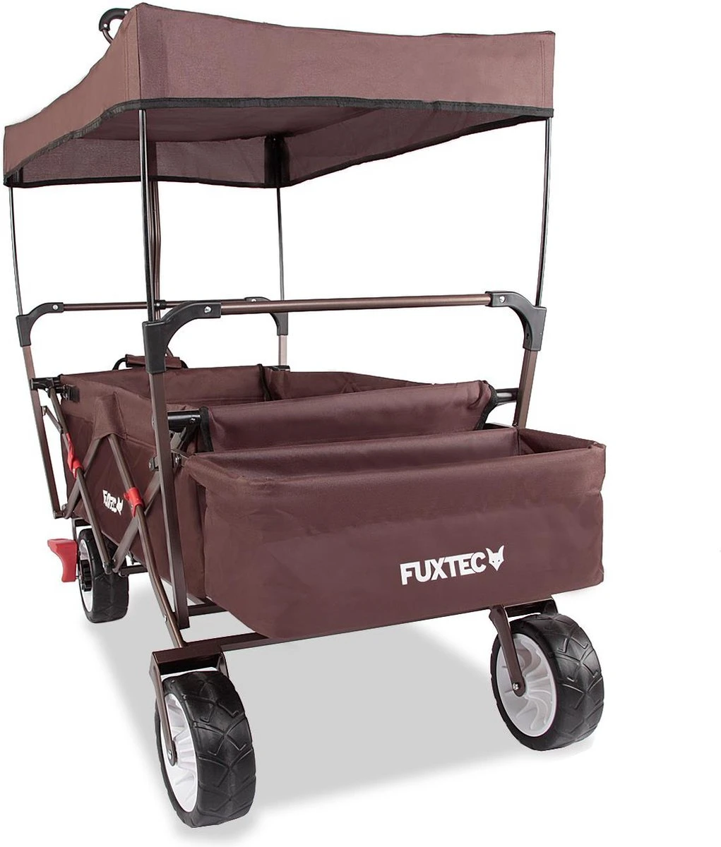 FUXTEC Bolderkar CT350 - Bruin 3 FUXTEC Bolderkar CT350 - Bruin - Afbeelding 3