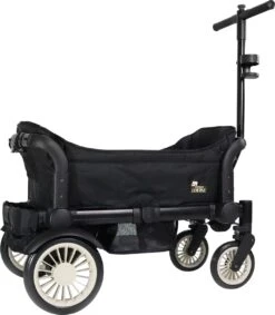 Deryan Luxe Sandy Bolderkar - Duo Buggy - Tandem Buggy - Opvouwbaar - Inklapbare Bolderwagen - Duo Kinderwagen - Zwart -Kampeeruitrusting 1048x1200 1