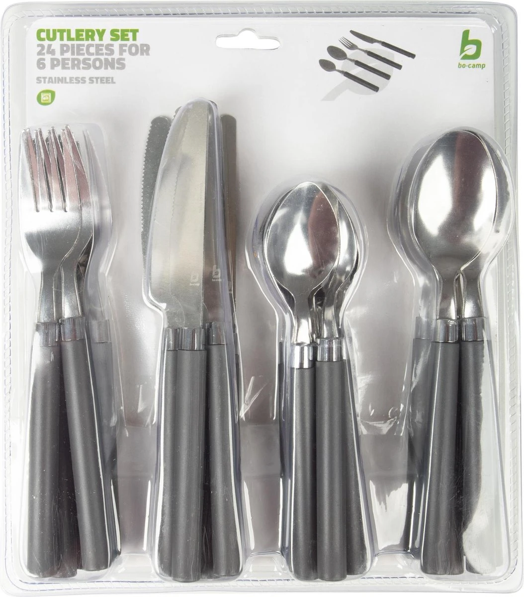 Bo-Camp Bestekset - 24-delig - 6 Persoons 1 Bo-Camp Bestekset - 24-delig - 6 Persoons