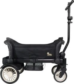 Deryan Luxe Sandy Bolderkar - Duo Buggy - Tandem Buggy - Opvouwbaar - Inklapbare Bolderwagen - Duo Kinderwagen - Zwart -Kampeeruitrusting 1061x1200 1