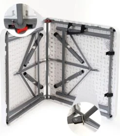 Toboli Klaptafel 120x60x74cm Campingtafel Wit; Bijzettafel, Inklapbare Tafel - Multistrobe 7 Toboli Klaptafel 120x60x74cm Campingtafel Wit; Bijzettafel, Inklapbare Tafel - Multistrobe -Kampeeruitrusting 1063x1200 2