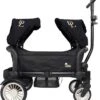 Deryan Luxe Sandy Bolderkar - Duo Buggy - Tandem Buggy - Opvouwbaar - Inklapbare Bolderwagen - Duo Kinderwagen - Zwart