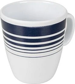 Bo-Camp - Servies - Classic - 16-Delig - Wit/Navy -Kampeeruitrusting 1071x1200 3