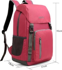 Tourit - Koeltas Rugzak (25L) - Geschikt Voor 21 Blikjes - Lunchtas Voor Dames En Heren - Rood -Kampeeruitrusting 1071x1200 4