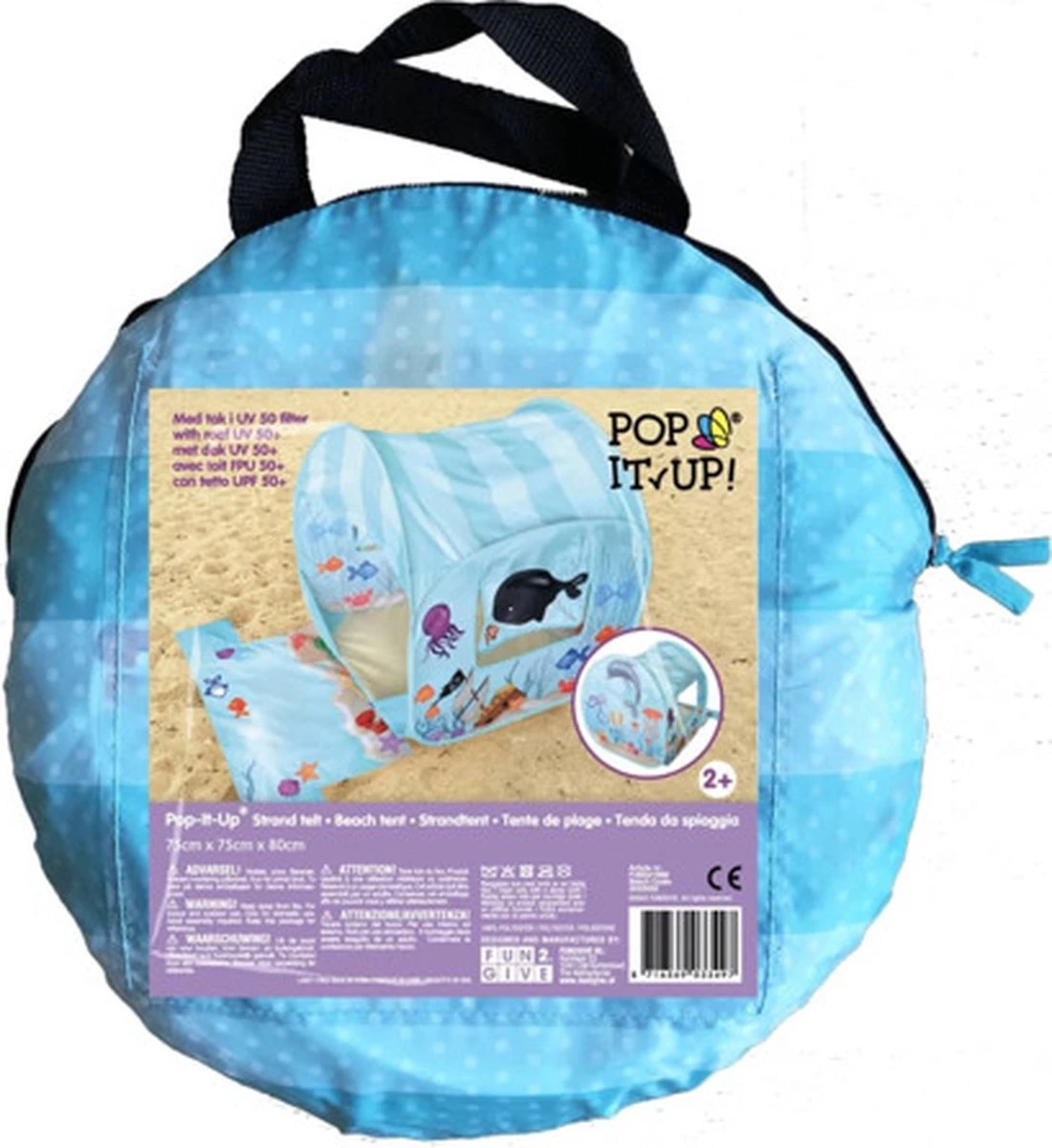 Retr-Oh! Pop-Up Strandtent - Oceaan Avonturen - Speeltent 2 Retr-Oh! Pop-Up Strandtent - Oceaan Avonturen - Speeltent - Afbeelding 2