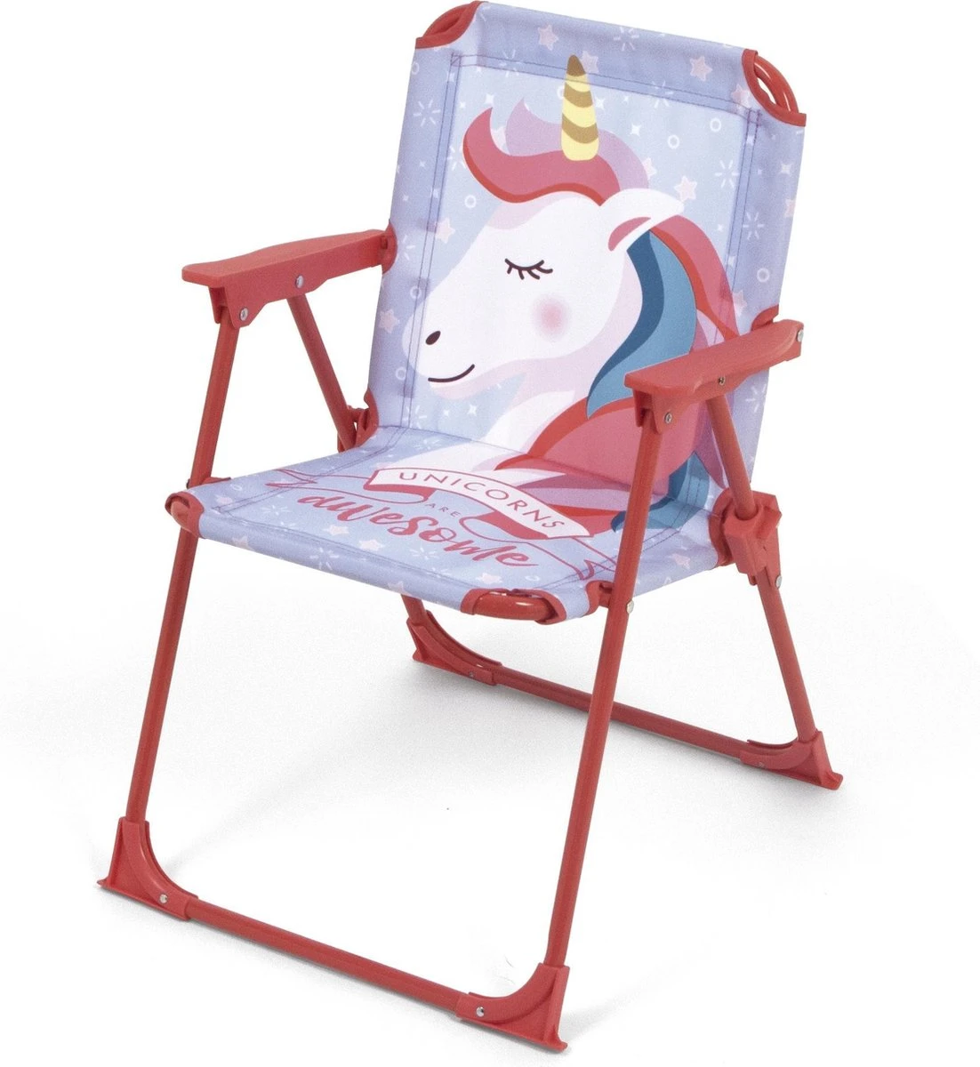 Arditex Klapstoel Unicorn Junior 53 Cm Polyester Roze/blauw 2 Arditex Klapstoel Unicorn Junior 53 Cm Polyester Roze/blauw - Afbeelding 2