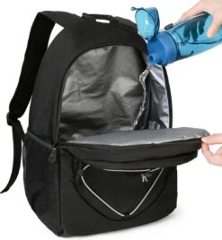 Koeltas Rugzak (25L) - Geschikt Voor 28 Blikjes - Lunchtas Voor Dames En Heren - Zwart -Kampeeruitrusting 1106x1200 1