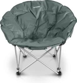 Navaris Klapstoel XXL - Campingstoel Met Opbergtas - Draagbare Stoel Voor Kamperen, Festivals En Vissen -Strandstoel - Inklapbaar - Grijs -Kampeeruitrusting 1110x1200 1