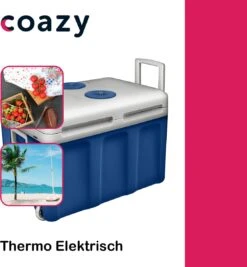 Koelbox Met Wielen Voor Auto & Camping Warm En Koud 40L - Frigobox Elektrisch 12v 230 Volt - MiniBar - Mini Koelkast | Verkoelt En Verwarmt | Eco-modus - Minibar - Mini Koelkast -Kampeeruitrusting 1111x1200