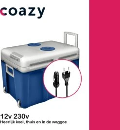 Koelbox Met Wielen Voor Auto & Camping Warm En Koud 40L - Frigobox Elektrisch 12v 230 Volt - MiniBar - Mini Koelkast | Verkoelt En Verwarmt | Eco-modus - Minibar - Mini Koelkast -Kampeeruitrusting 1112x1200 1