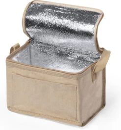 Merkloos Koeltas - Lunchtas - Koeltasje Lunch - Koelelementen - Isolatie - Volwassenen - Dames - Heren - Gerecycled - Papier - Aluminium -Kampeeruitrusting 1123x1200