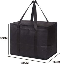 Merkloos 2 Stuks Geïsoleerde Koeltas Met Bodemplaat - Zwart -Kampeeruitrusting 1129x1200 3