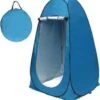 Merkloos 4 In 1 Pop-up Douchetent Voor Omkleden, Douchen, Toilet En Opslag - 1 Persoons Tent - Camping Douche En Omkleedtent - Inclusief Haringen En Draagtas - 190 X 110 X 110 Cm Blauw