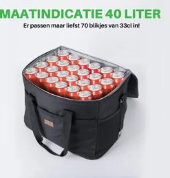 Packaway 4 Laags Geïsoleerde Koeltas - Lunchtas 40 Liter - Zwart 29 Packaway 4 Laags Geïsoleerde Koeltas - Lunchtas 40 Liter - Zwart -Kampeeruitrusting 1144x1200 5