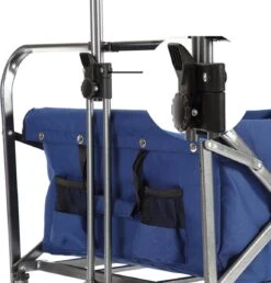 AREBOS Handkar | Transportwagen | Apparatuurwagen | Opvouwbaar | Blauw -Kampeeruitrusting 1150x1200 4