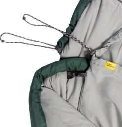NOMAD® Triple-S Premium Plus Slaapzak (Links) | 220x80cm Groen | Lichtgewicht & Kwalitatief | Slaapzak | Incl Hoes -Kampeeruitrusting 1154x1200
