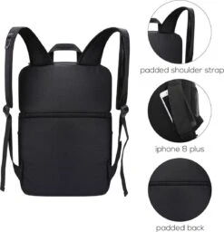 Koeltas Rugzak (28L) - Geschikt Voor 16 Blikjes - Lunchtas Voor Dames En Heren - Zwart -Kampeeruitrusting 1159x1200 6