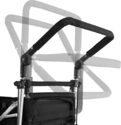 Tectake - Opvouwbare Bolderwagen Handkar Nico Zwart - 403549 -Kampeeruitrusting 1164x1200