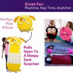 Draak Slaapzak -160 Cms | Kinderslaapzak | Slaapzak Junior | Nappers | Children Sleeping Bag | Kinderen Slaapzak | Super Soft 2 In 1 Fun Pillow &Sleepy For Boys | Draak Slaapzak | Zachte Slaapzak | Knuffel Slaapzak | 2 In 1 Slaapzak | Kinderen -Kampeeruitrusting 1197x1200 4