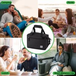 Brisby 4 Laags Geïsoleerde Koeltas - Lunchtas 12 Liter - Extra Ruimte Uitvouwbaar- Zwart 11 Brisby 4 Laags Geïsoleerde Koeltas - Lunchtas 12 Liter - Extra Ruimte Uitvouwbaar- Zwart -Kampeeruitrusting 1197x1200 41