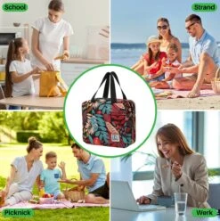 Brisby 4 Laags Geïsoleerde Koeltas - Lunchtas 4 Liter - Jungle -Kampeeruitrusting 1197x1200 48