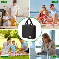 Brisby 4 Laags Geïsoleerde Koeltas - Lunchtas 7 Liter - Zwart 10 Brisby 4 Laags Geïsoleerde Koeltas - Lunchtas 7 Liter - Zwart -Kampeeruitrusting 1197x1200 54