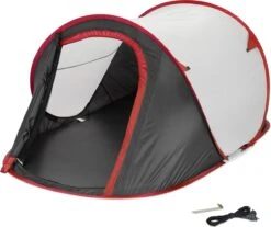 JEMIDI Tweepersoons Pop-up Tent - Opgooitent, Werptent Voor 2 Personen - Ideaal Als Festivaltent Of Kampeertent - Verschillende Kleuren -Kampeeruitrusting 1200x1007