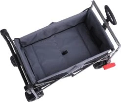 AREBOS Handkar | Transportwagen | Apparatuurwagen | Opvouwbaar | Duwstang| Zwart -Kampeeruitrusting 1200x1018 3