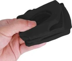 Kwmobile 1x Opvouwbare Houder Voor Flessen En Blikjes - Voor Koelkast En Voorraadkast - Siliconen Flessenhouder In Zwart - 31 X 9,5 X 1 Cm -Kampeeruitrusting 1200x1021 7