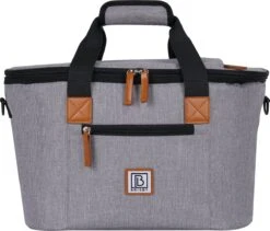 Brisby 4 Laags Geïsoleerde Koeltas - Boodschappentas 21 Liter - Grijs -Kampeeruitrusting 1200x1025 4