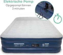 LifeGoods Luchtbed - 2 Persoons - Met Ingebouwde Pomp - Incl. Draagtas En Reparatiekit 12 LifeGoods Luchtbed - 2 Persoons - Met Ingebouwde Pomp - Incl. Draagtas En Reparatiekit -Kampeeruitrusting 1200x1034 3