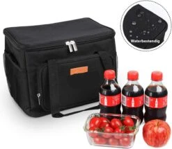 Lunchtas - Koeltas Voor Dames En Heren - Cool Bag - 4 Laags Geïsoleerde Koeltas - Kleine Cooler - Lunch Box - Lunchtas 15 Liter- Zwart 14 Lunchtas - Koeltas Voor Dames En Heren - Cool Bag - 4 Laags Geïsoleerde Koeltas - Kleine Cooler - Lunch Box - Lunchtas 15 Liter- Zwart -Kampeeruitrusting 1200x1046 5