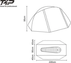 Expedition Tent T1 - Donker Groen - 1 Persoons 5 Expedition Tent T1 - Donker Groen - 1 Persoons -Kampeeruitrusting 1200x1065