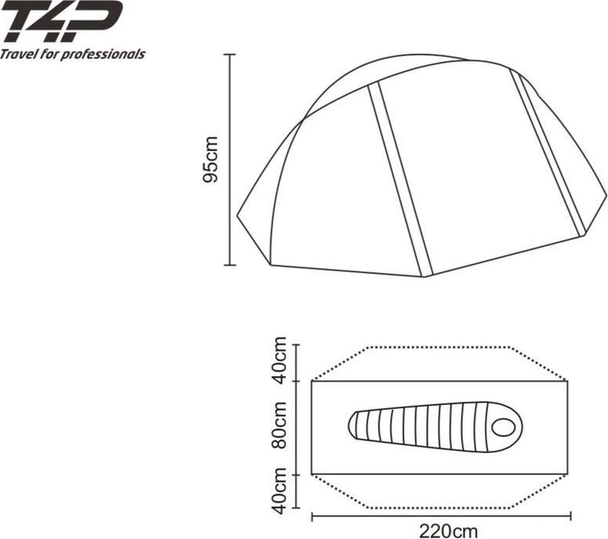 Expedition Tent T1 - Donker Groen - 1 Persoons 3 Expedition Tent T1 - Donker Groen - 1 Persoons - Afbeelding 3