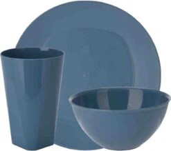 Serviesset 24-delig - Kunststof - Petrol - 8 Personen -Kampeeruitrusting 1200x1066 5