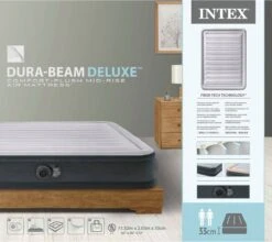 Intex Comfort-plush Full Luchtbed - 2-persoons - 203x152x33 Cm -Kampeeruitrusting 1200x1068