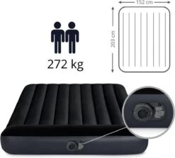 Intex Pillow Rest Classic Queen Luchtbed - 2-persoons - 152x203x25 Cm -Kampeeruitrusting 1200x1083 4