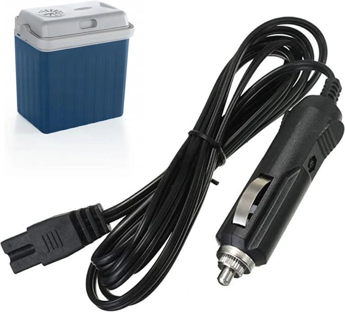 Merkloos Koelboxkabel 12V Voedingskabel Koelbox - 2 Meter 4 Merkloos Koelboxkabel 12V Voedingskabel Koelbox - 2 Meter - Afbeelding 4