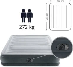 Intex Comfort-plush Full Luchtbed - 2-persoons - 203x152x33 Cm -Kampeeruitrusting 1200x1105