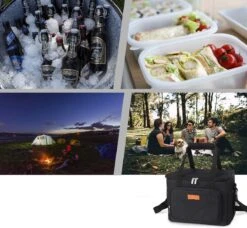 Lunchtas - Koeltas Voor Dames En Heren - Cool Bag - 4 Laags Geïsoleerde Koeltas - Kleine Cooler - Lunch Box - Lunchtas 15 Liter- Zwart 11 Lunchtas - Koeltas Voor Dames En Heren - Cool Bag - 4 Laags Geïsoleerde Koeltas - Kleine Cooler - Lunch Box - Lunchtas 15 Liter- Zwart -Kampeeruitrusting 1200x1107 6