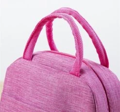 Koeltas - Lunchtas - Volwassenen En Kinderen - Compact & Handig: Zomer - Picknick -School - Lunch - Werk - Klassiek Roze -Kampeeruitrusting 1200x1113 7