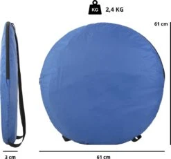 Dutch Mountains Pop-up Omkleedtent -190 X120cm Draagbare Douchetent - Prive-kamer - Multitent -Kampeeruitrusting 1200x1115