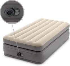 Intex Prime Comfort - Luchtbed - 1-Persoons - 99x191x51 Cm (BxLxH) - Grijs - Met Ingebouwde Motorpomp 17 Intex Prime Comfort - Luchtbed - 1-Persoons - 99x191x51 Cm (BxLxH) - Grijs - Met Ingebouwde Motorpomp -Kampeeruitrusting 1200x1126 1