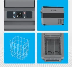 Auronic Elektrische Koelbox - 49.5L - Compressor - 12V En 240V - Grijs -Kampeeruitrusting 1200x1129 5