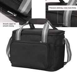 IBright Koeltas Opvouwbaar 15 Liter - 4 Laags Geïsoleerde Lunchtas - Waterdicht - Zwart 16 IBright Koeltas Opvouwbaar 15 Liter - 4 Laags Geïsoleerde Lunchtas - Waterdicht - Zwart -Kampeeruitrusting 1200x1134 7