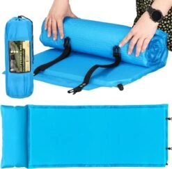 Springos Slaapmat | Zelfopblazend | 186 Cm | Inclusief Hoes & Hoofdkussen | Lichtblauw 35 Springos Slaapmat | Zelfopblazend | 186 Cm | Inclusief Hoes & Hoofdkussen | Lichtblauw -Kampeeruitrusting 1200x1180 3