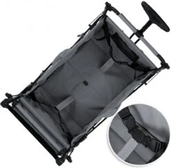 Rijoka Luxe Opvouwbare Bolderkar/Bolderwagen | Met Dakje En Draagtas | Marine Blauw 10 Rijoka Luxe Opvouwbare Bolderkar/Bolderwagen | Met Dakje En Draagtas | Marine Blauw -Kampeeruitrusting 1200x1182 14