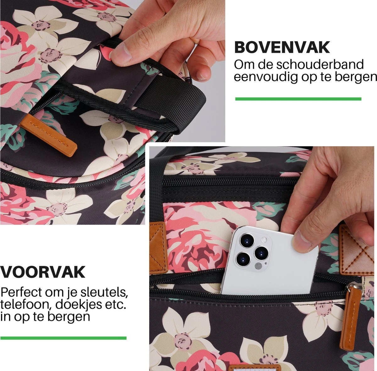 Brisby 4 Laags Geïsoleerde Koeltas - Boodschappentas 21 Liter - Bloemetjes 7 Brisby 4 Laags Geïsoleerde Koeltas - Boodschappentas 21 Liter - Bloemetjes - Afbeelding 7